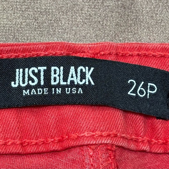 Orange-red colored Women's Jeans-Size 26p - Picture 2 of 5